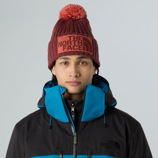 The North Face Unisex Heritage Ski Tuke Beanie Sumac/Mars Dust NF0A7WJODI8