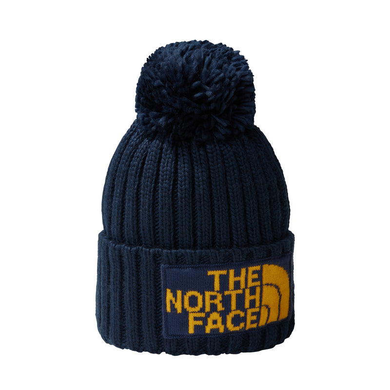 Load image into Gallery viewer, The North Face Unisex Heritage Ski Tuke Beanie Summit Navy-Summit Gold NF0A7WJOH7I
