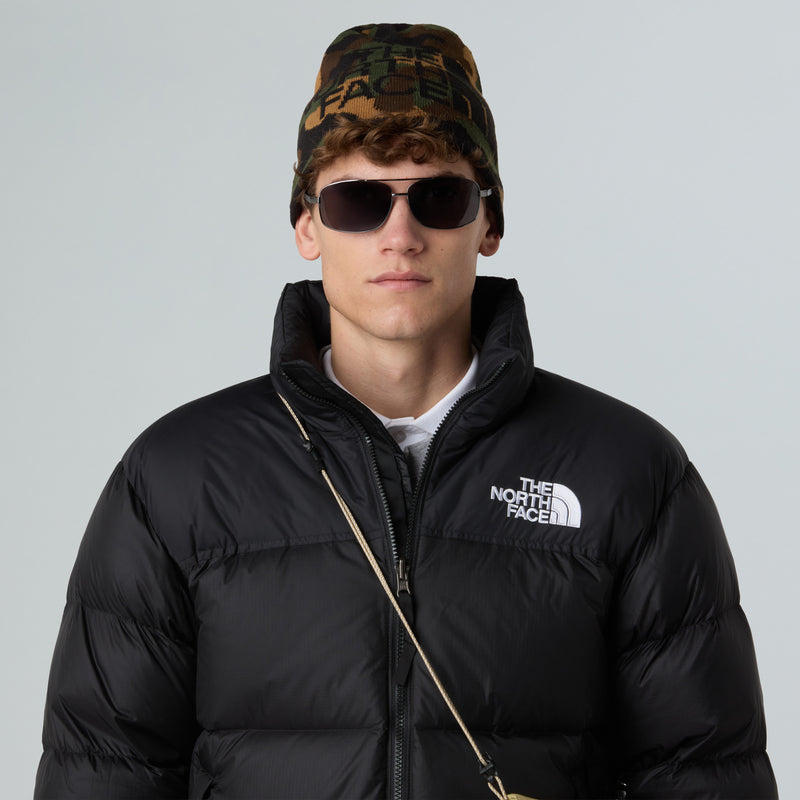 Load image into Gallery viewer, The North Face Unisex Reversible Highline Beanie TNF Camo Print - TNF Black NF0A7WLA5IV
