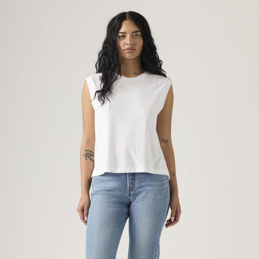 Levi's Women's Boxy Tank Top White A87940001