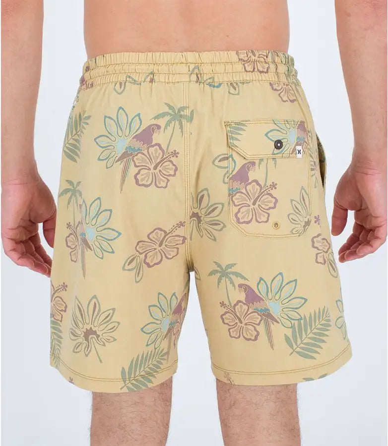 Load image into Gallery viewer, Hurley Men&#39;s Phantom Naturals Cannonball Volley 17&quot; Boardshorts Yellow MBS0011880-H715

