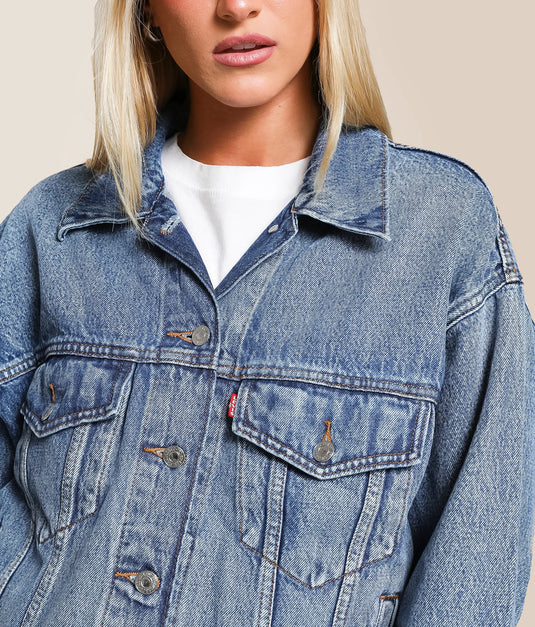 Levi's Women's '90s Trucker Jacket Medium Wash A17430046