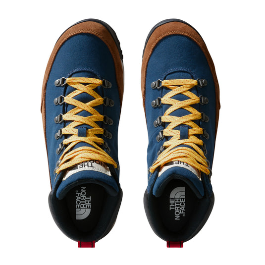 The North Face Men's Back-To-Berkeley IV Textile Waterproof Shoes Shady Blue/Monksrobebrn NF0A8177OIE