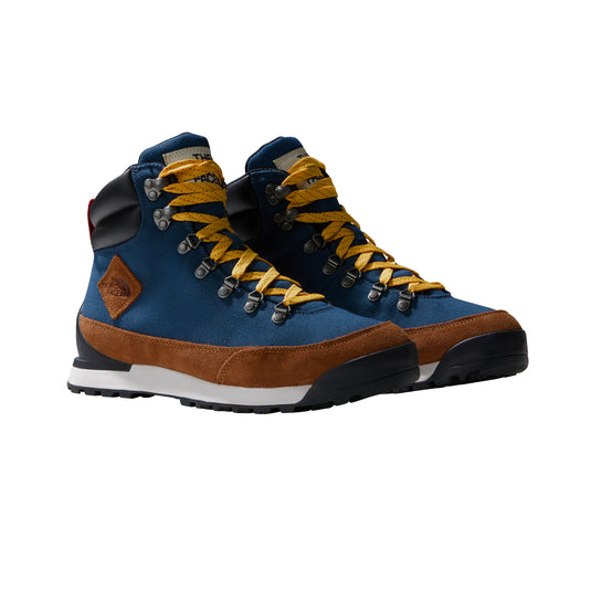 The North Face Men's Back-To-Berkeley IV Textile Waterproof Shoes Shady Blue/Monksrobebrn NF0A8177OIE