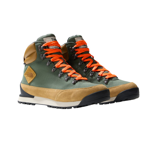 The North Face Men's Back-To-Berkeley IV Textile Waterproof Shoes Thyme/Utility Brown NF0A8177OIK