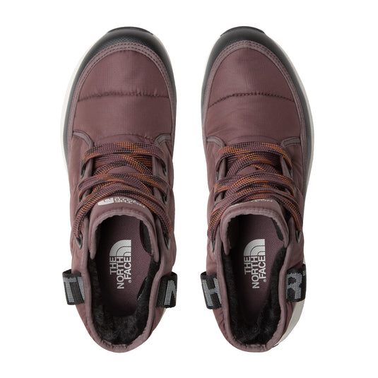 The North Face Women's ThermoBall Lace Up Luxe Waterproof Shoes Tawny Quartz/Burnt Umber NF0A817WC9R