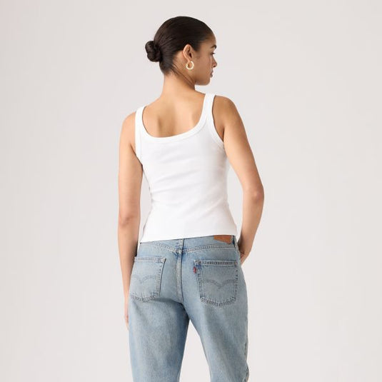 Levi's Women's Essential Ribbed Tank Top White 005IN0000
