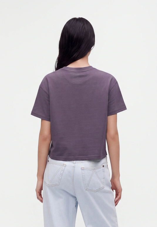 Dickies Women's Oakport Boxy T-Shirt Vintage Violet DK0A4Y8LL791
