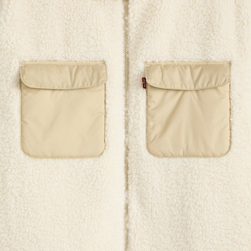 Load image into Gallery viewer, Levi's Men's Campo Sherpa Jacket Fleece Oatmeal - Beige 007SH0002
