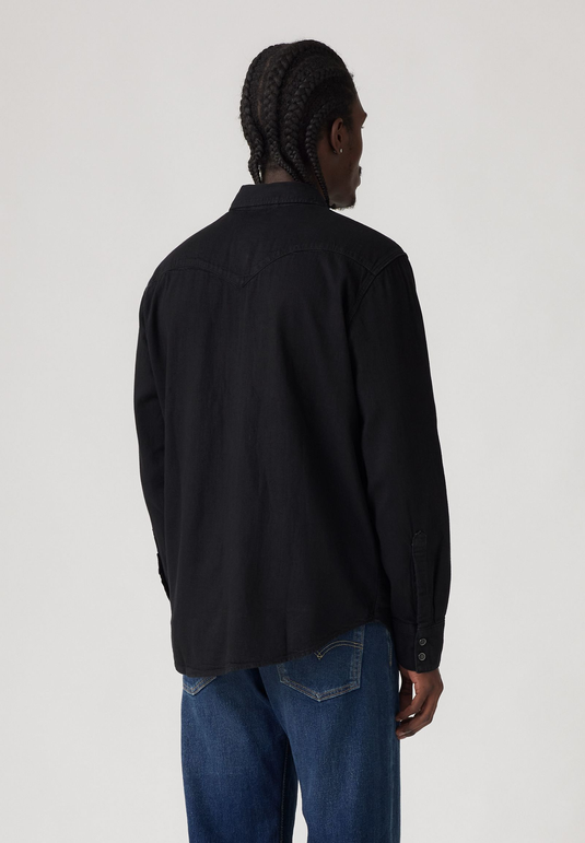 Levi's Mens' The Barstow Western Standard Fit Black 857440002
