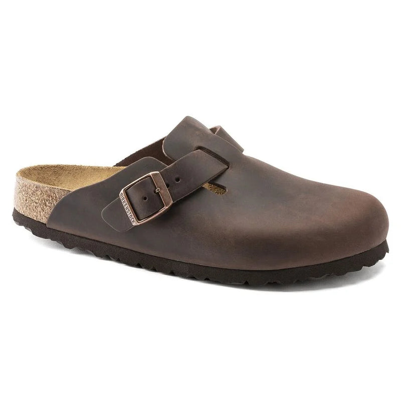 Load image into Gallery viewer, Birkenstock Men&#39;s Boston Natural Leather Oiled Habana 0860131
