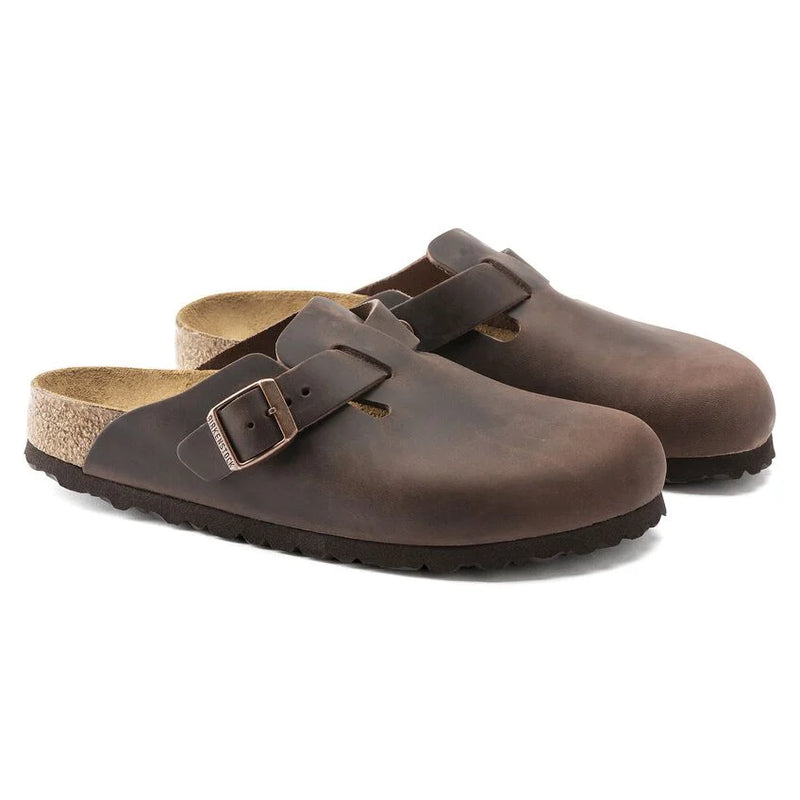 Load image into Gallery viewer, Birkenstock Men&#39;s Boston Natural Leather Oiled Habana 0860131
