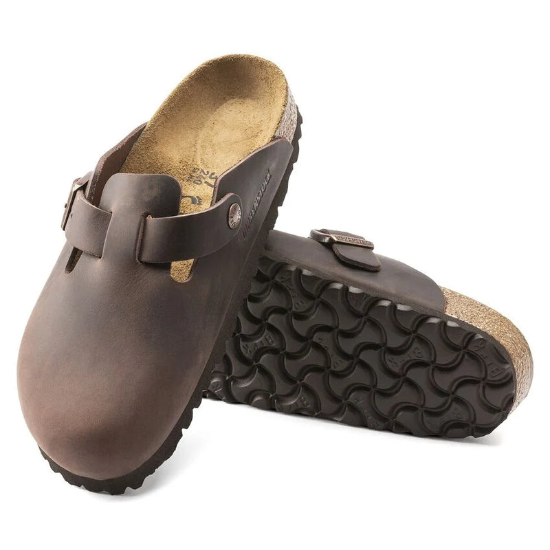 Load image into Gallery viewer, Birkenstock Men&#39;s Boston Natural Leather Oiled Habana 0860131
