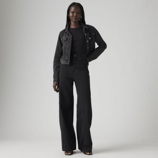 Levi's Women's Cinch Baggy Jeans Capturing Moments Black 001UP0003