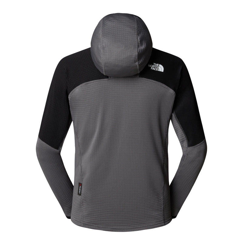 Load image into Gallery viewer, The North Face Men&#39;s Stormgap Power Grid Hooded Fleece Smoked Pearl/TNF Black NF0A87J7RPI
