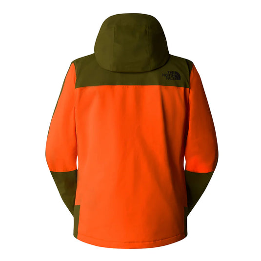 The North Face Men's Mount Bre Jacket TNF Orange/Forest Olive NF0A87Y87MI1