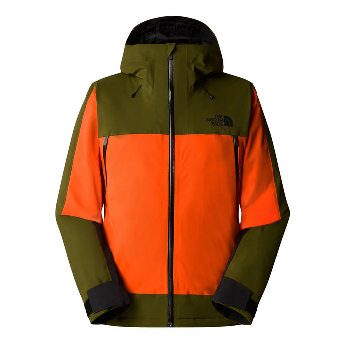 The North Face Men's Mount Bre Jacket TNF Orange/Forest Olive NF0A87Y87MI1