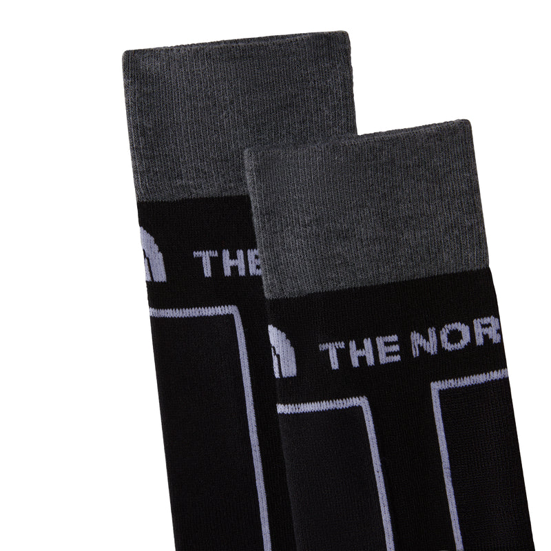 Load image into Gallery viewer, The North Face Unisex Mountain Resort Ski Socks TNF Black/Monument Grey NF0A882NK7H
