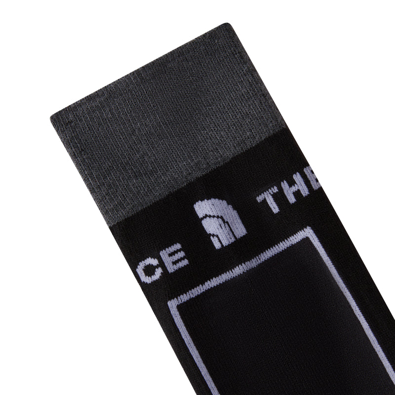 Load image into Gallery viewer, The North Face Unisex Mountain Resort Ski Socks TNF Black/Monument Grey NF0A882NK7H
