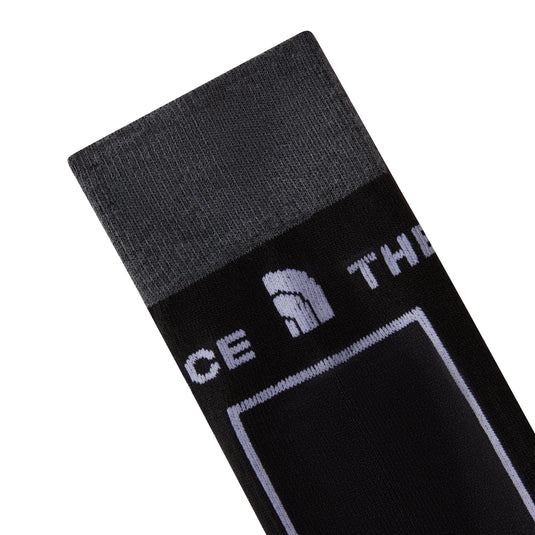 The North Face Unisex Mountain Resort Ski Socks TNF Black/Monument Grey NF0A882NK7H