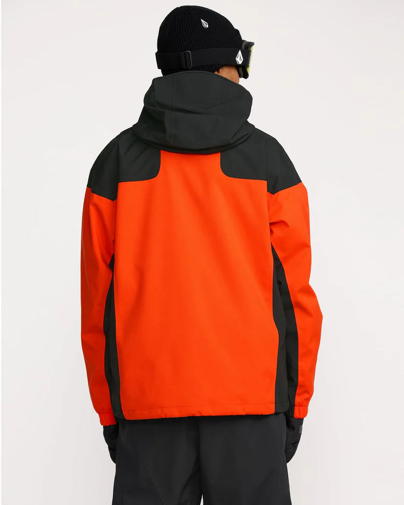 Load image into Gallery viewer, Volcom Men&#39;s Kleveland Snow Jacket Orange Shock G0652607-OSH
