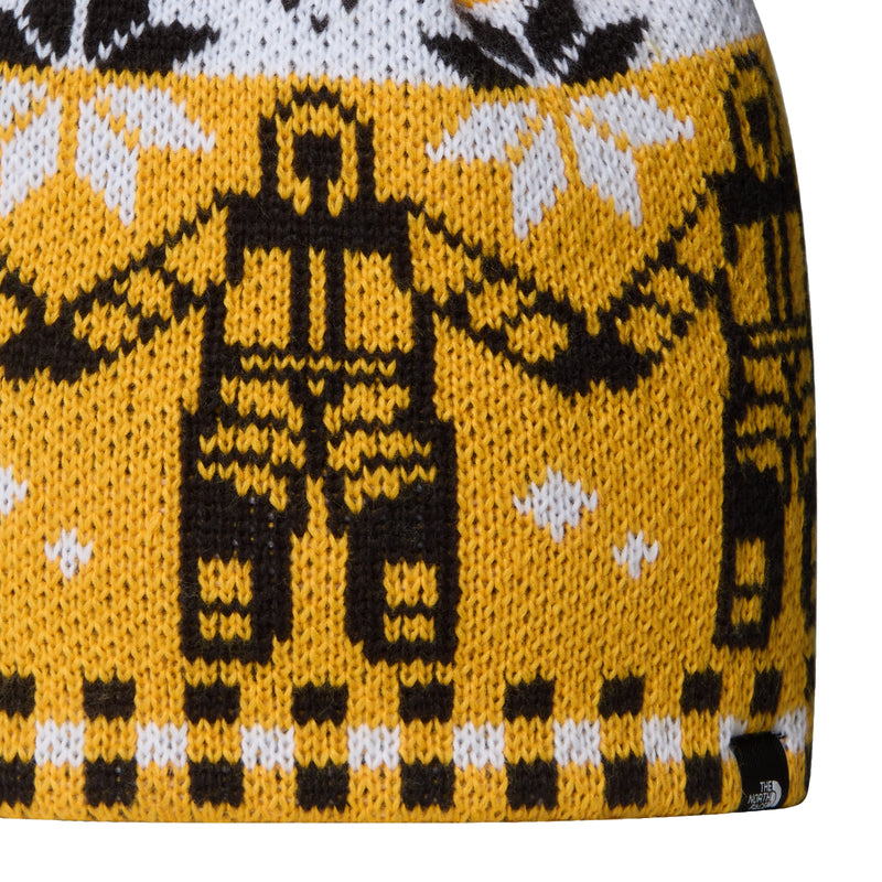 Load image into Gallery viewer, The North Face Unisex Cabin Ski Tuke Beanie Summit Gold Him Suit Jacquard NF0A8CH0HIB
