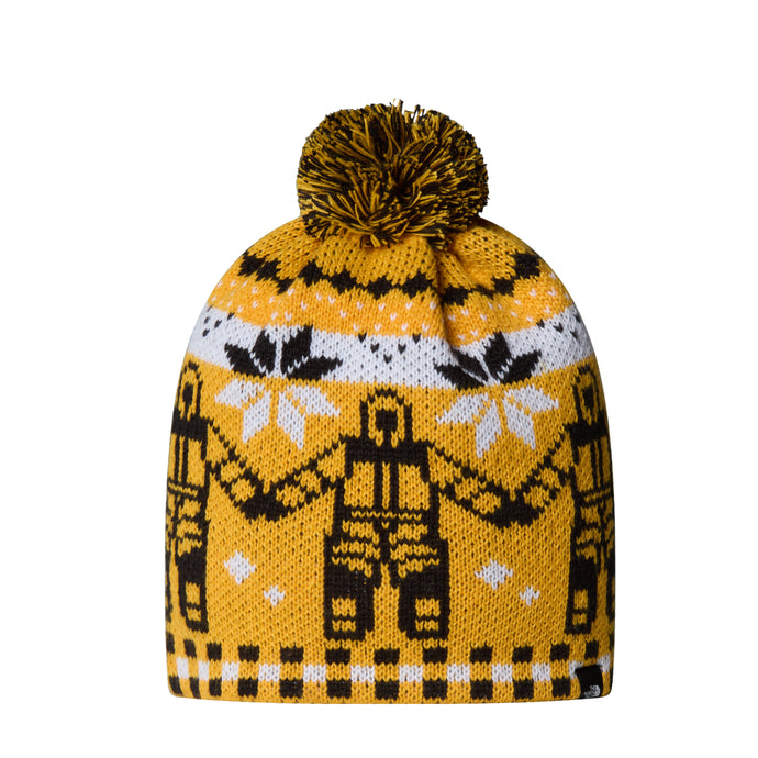 The North Face Unisex Cabin Ski Tuke Beanie Summit Gold Him Suit Jacquard NF0A8CH0HIB