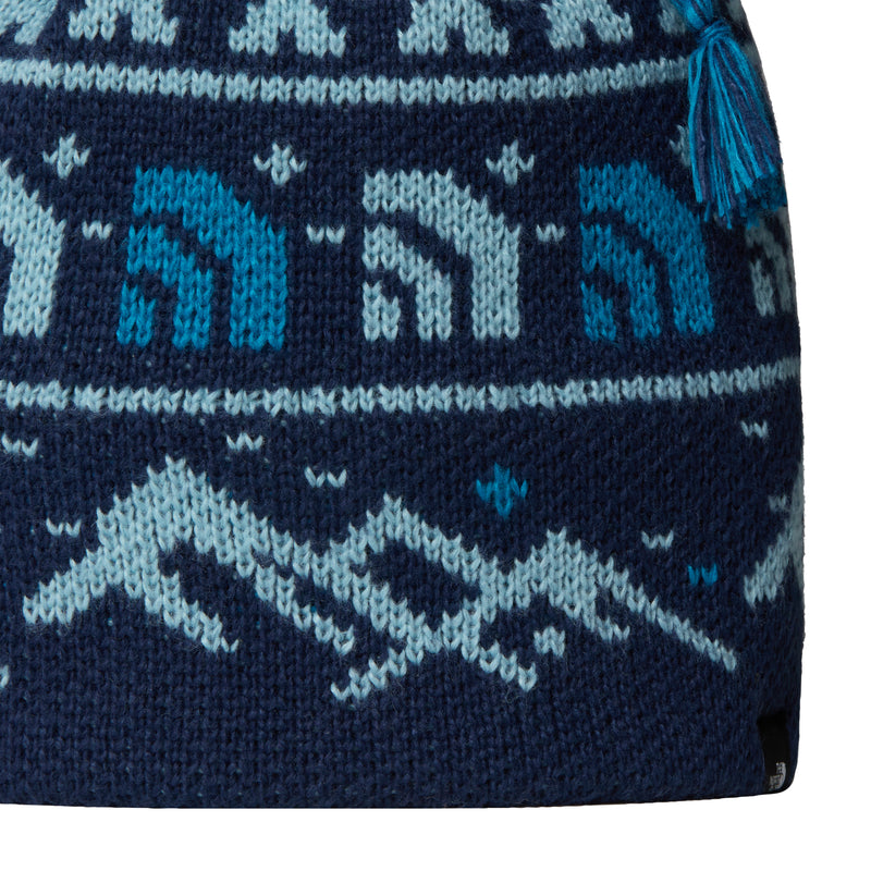 Load image into Gallery viewer, The North Face Unisex Cabin Ski Tuke Beanie Summit Navy Jacquard NF0A8CH0HMR
