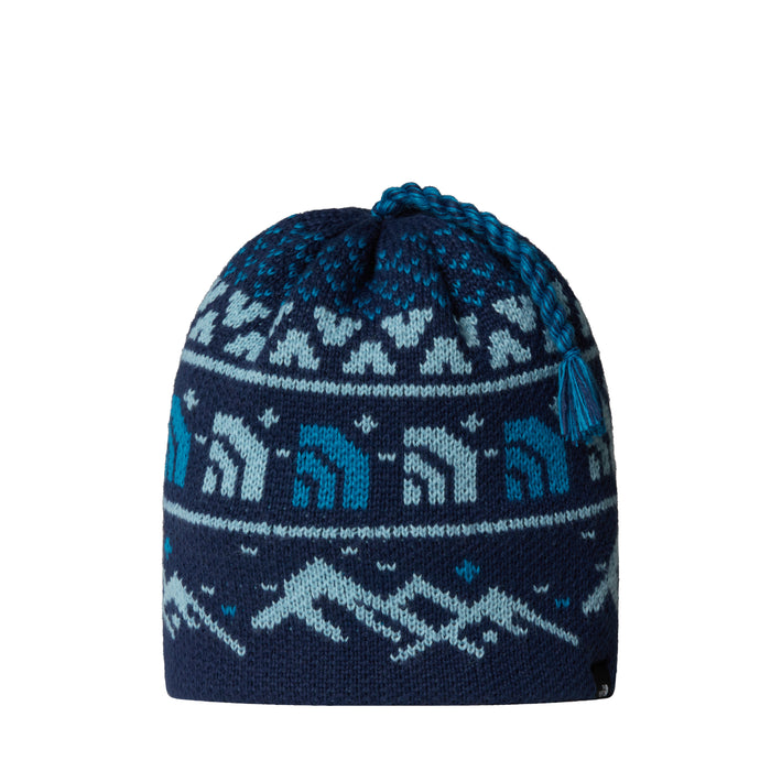 The North Face Unisex Cabin Ski Tuke Beanie Summit Navy Jacquard NF0A8CH0HMR