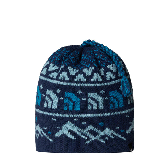 The North Face Unisex Cabin Ski Tuke Beanie Summit Navy Jacquard NF0A8CH0HMR