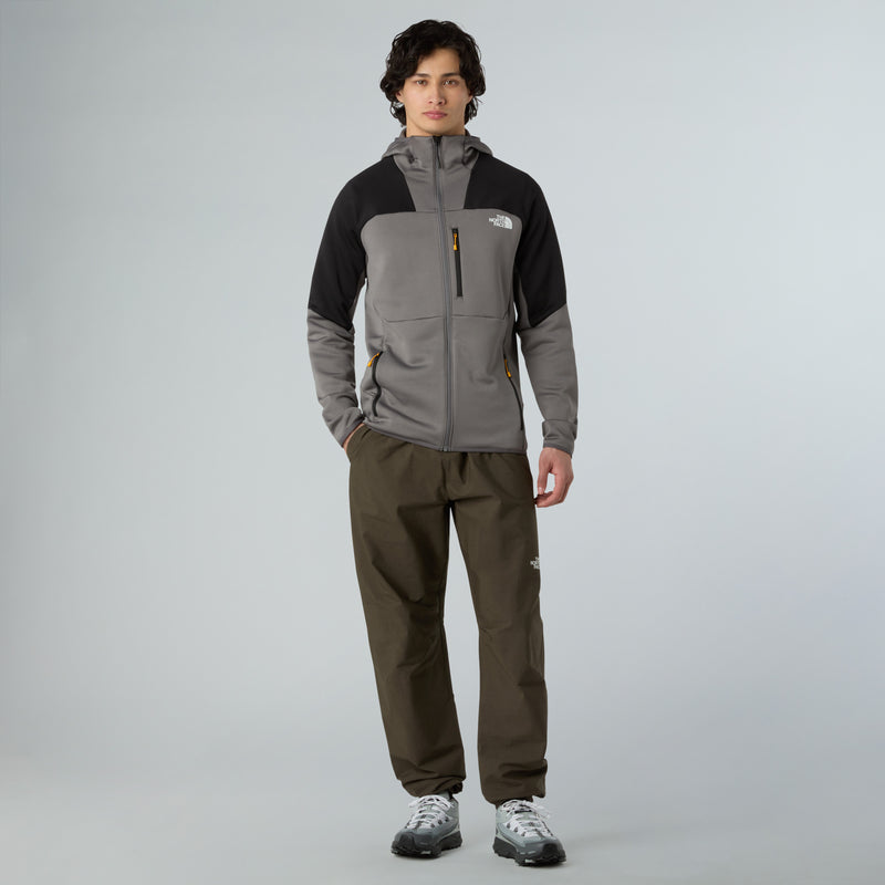 Load image into Gallery viewer, The North Face Men&#39;s Meteora Full-Zip Fleece Smoked Pearl/TNF Black NF0A8E1KRPI
