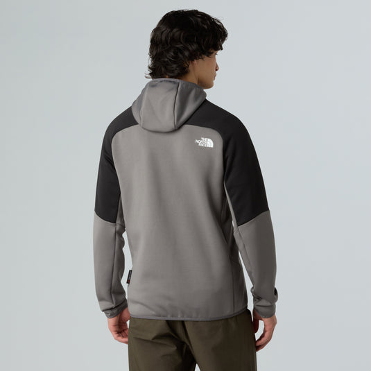 The North Face Men's Meteora Full-Zip Fleece Smoked Pearl/TNF Black NF0A8E1KRPI