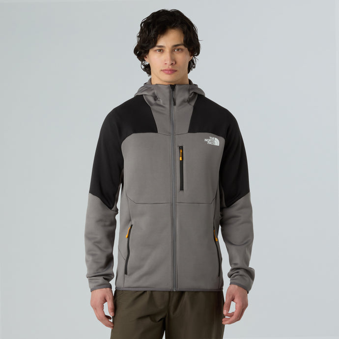The North Face Men's Meteora Full-Zip Fleece Smoked Pearl/TNF Black NF0A8E1KRPI