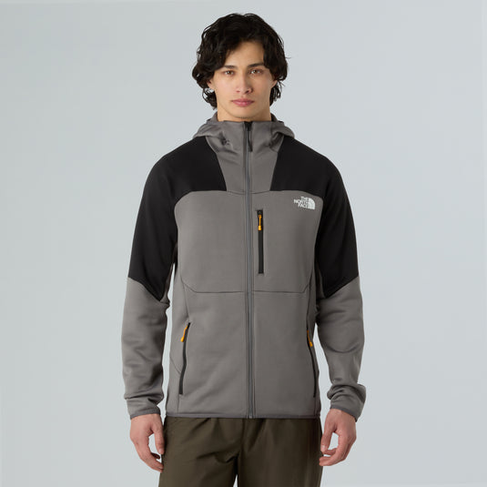 The North Face Men's Meteora Full-Zip Fleece Smoked Pearl/TNF Black NF0A8E1KRPI
