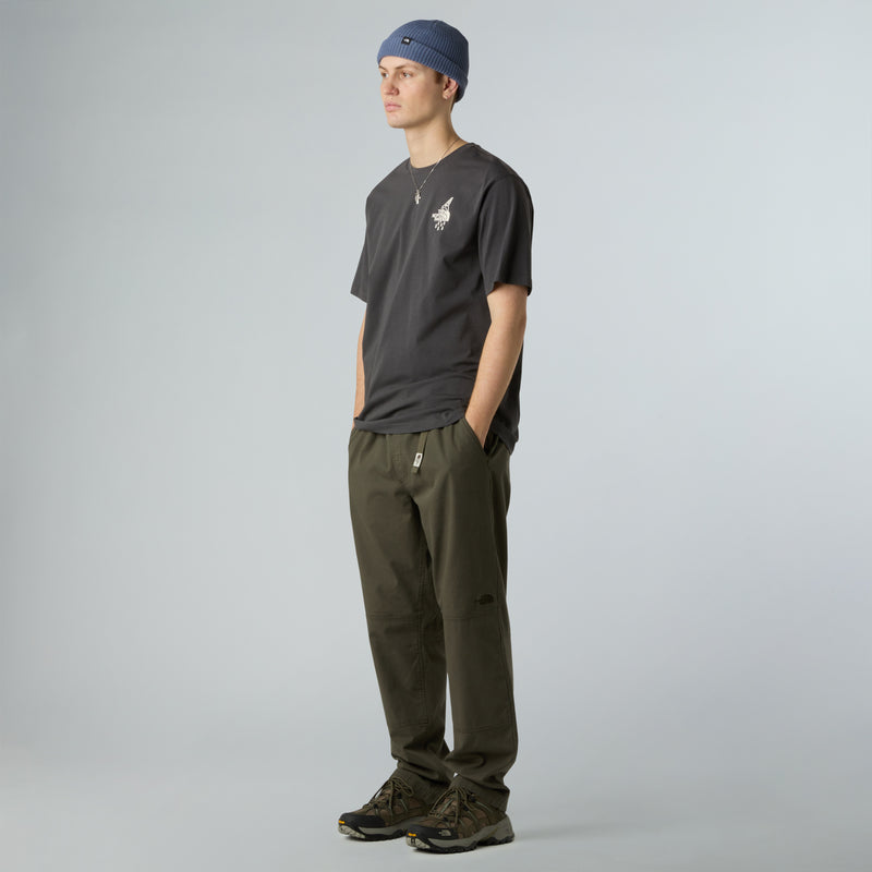 Load image into Gallery viewer, The North Face Unisex Powder Days Relaxed Graphic T-Shirt Asphalt Grey NF0A8E4D0C5
