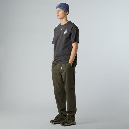 The North Face Unisex Powder Days Relaxed Graphic T-Shirt Asphalt Grey NF0A8E4D0C5
