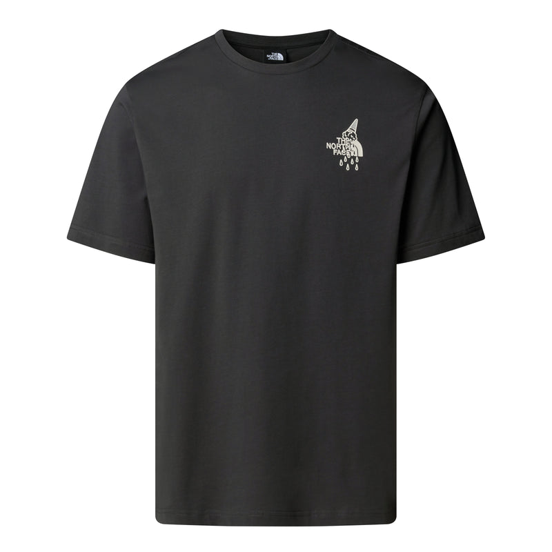 Load image into Gallery viewer, The North Face Unisex Powder Days Relaxed Graphic T-Shirt Asphalt Grey NF0A8E4D0C5
