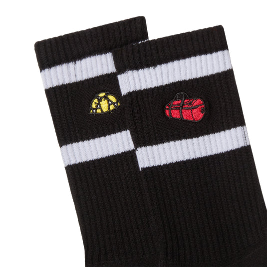 The North Face Unisex Everyday Crew TNF™ Icons Socks—2P TNF Black NF0A8EGMJK3