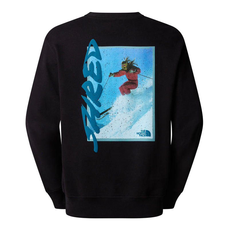 Load image into Gallery viewer, The North Face Unisex NSE Slopes Relaxed Sweatshirt TNF Black NF0A8EU5JK3
