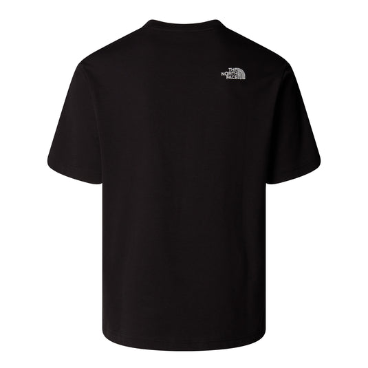 The North Face Unisex Icon Mountain Jacket Relaxed T-Shirt TNF Black NF0A8EU7JK3