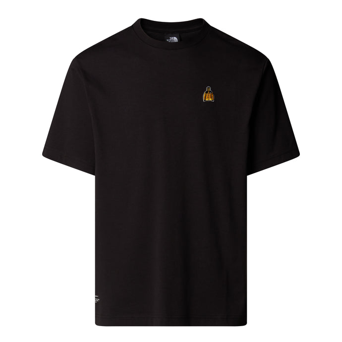 The North Face Unisex Icon Mountain Jacket Relaxed T-Shirt TNF Black NF0A8EU7JK3