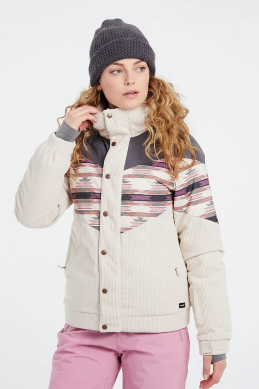 Protest Women's Prtluchu Ski Jacket Kit Off White 6610832-106