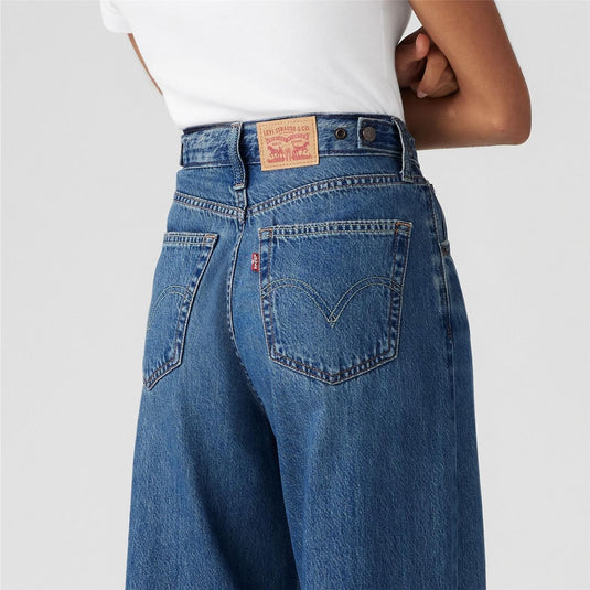 Levi's Women's Cinch Baggy Jeans Chasing Dreams Med Indigo 001UP0002