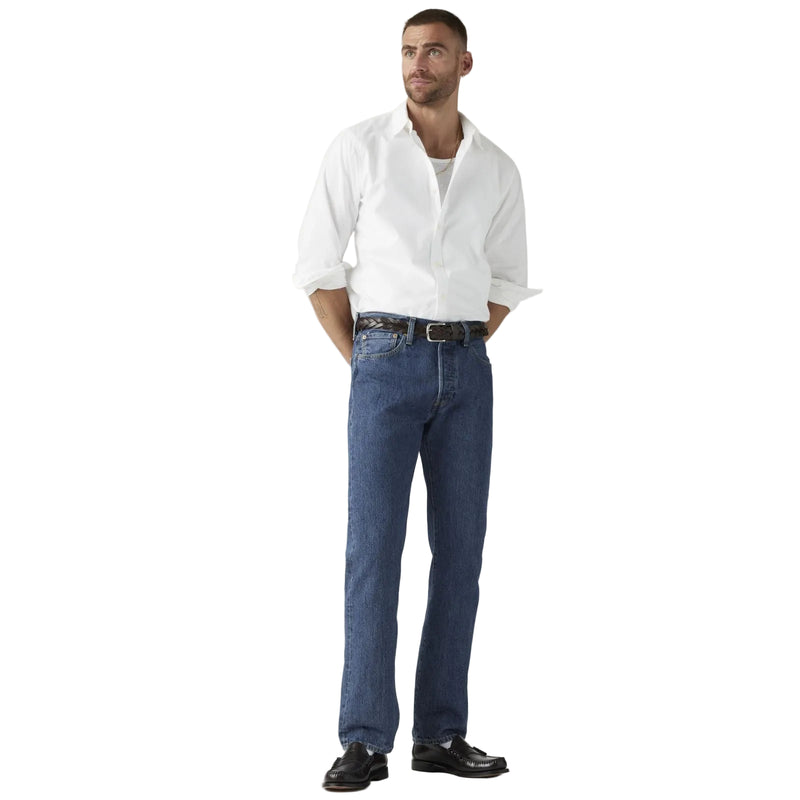 Load image into Gallery viewer, Levi's Men's 501 Original Jeans Dark Wash 005010114
