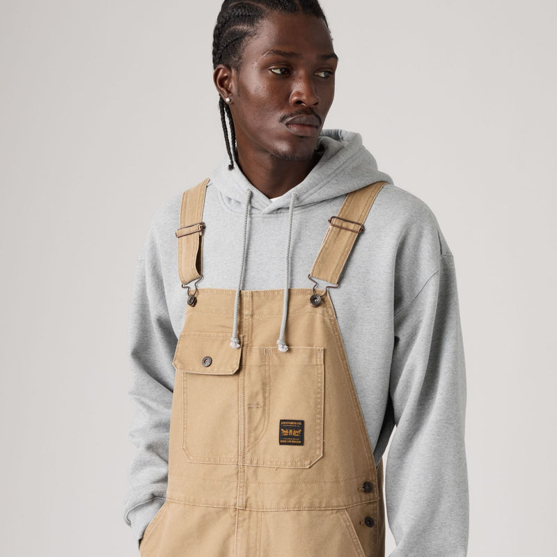 Load image into Gallery viewer, Levi's Men's Loose Overalls Bib Tiger's Eye Canvas 0057W0009

