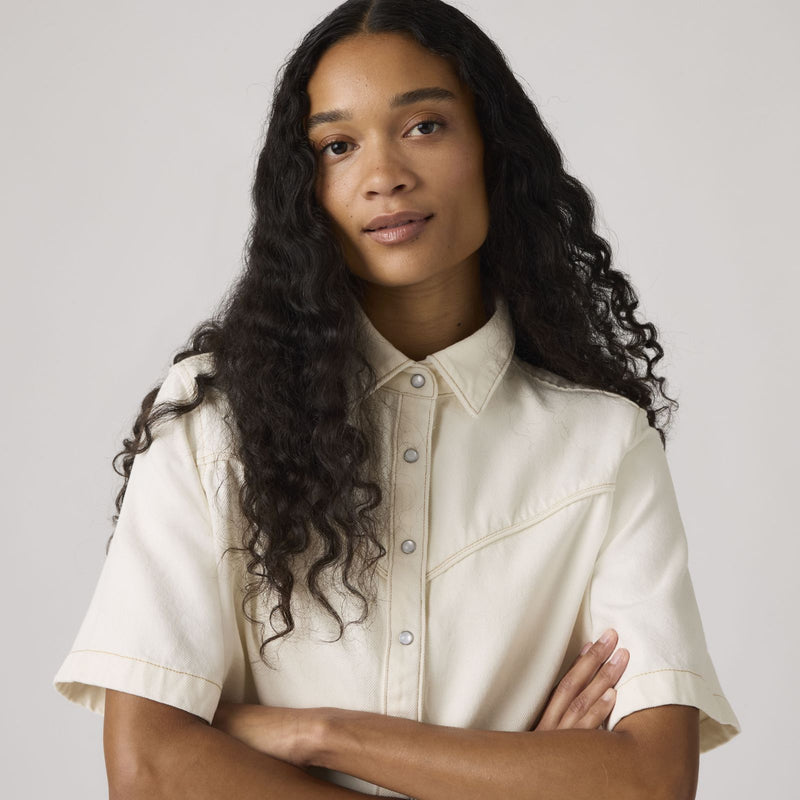 Load image into Gallery viewer, Levi's Women's Logan Denim Shirt Truth Slip 005CR0001
