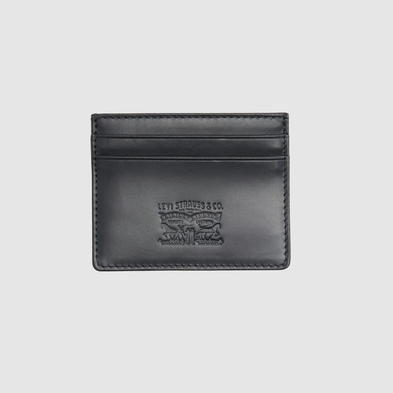 Load image into Gallery viewer, Levi's Men's Leather Card Case Caviar 005H10001
