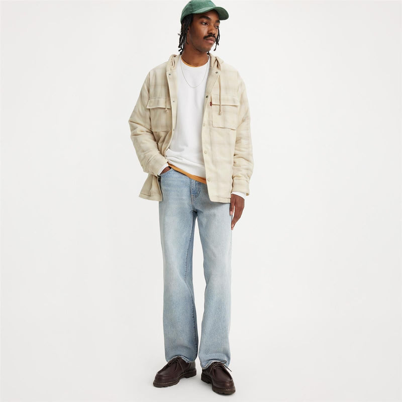 Load image into Gallery viewer, Levi's 568 Loose Straight Carpenter Baby Blue Essential S558490086
