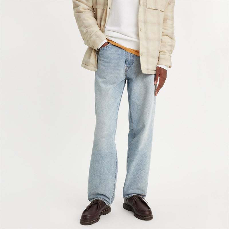 Load image into Gallery viewer, Levi's 568 Loose Straight Carpenter Baby Blue Essential S558490086
