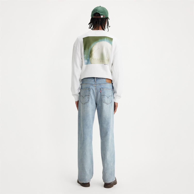 Load image into Gallery viewer, Levi's 568 Loose Straight Carpenter Baby Blue Essential S558490086
